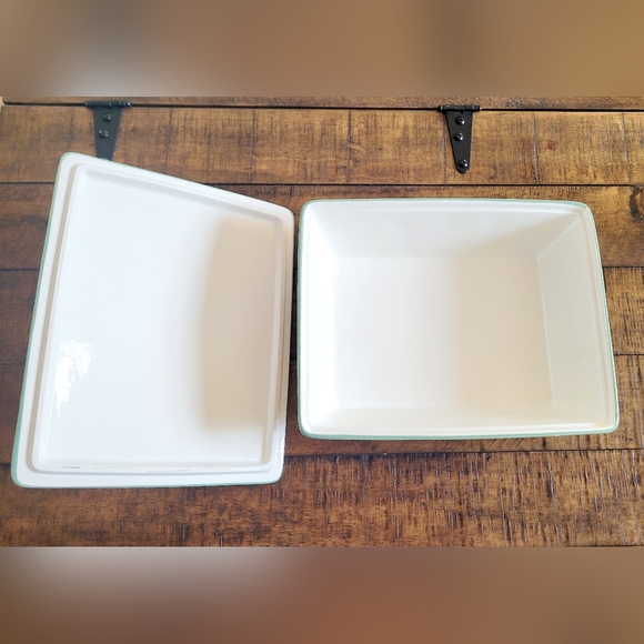 Temp-tations Summer Shells 2 Qt Covered Casserole Dish w Lid Oven Safe - Picture 5 of 11